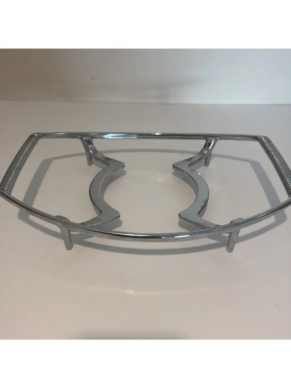 VTG Corning Ware Blue Cornflower Casserole 1 1/2 QT W/ Pyrex Lid & Metal Trivet